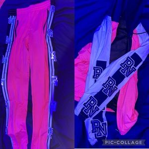 XS/S pink nation anorak with XS track pants
